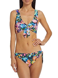 Wild Bloom Bikini Top