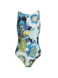 Jenn Tie Back One-Piece Swim Suit