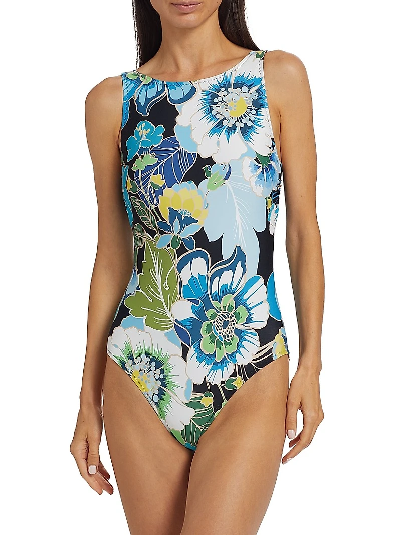 Jenn Tie Back One-Piece Swim Suit