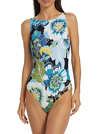 Jenn Tie Back One-Piece Swim Suit