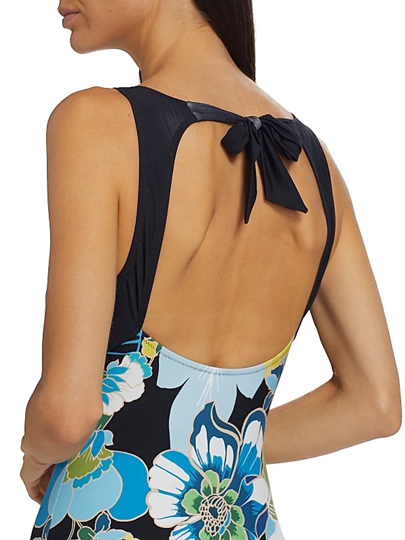 Jenn Tie Back One-Piece Swim Suit