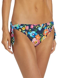 Wild Bloom Side-Tie Hipster Bikini Bottom