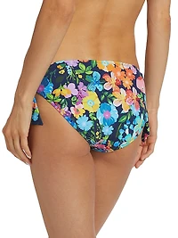 Wild Bloom Side-Tie Hipster Bikini Bottom