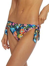 Wild Bloom Side-Tie Hipster Bikini Bottom