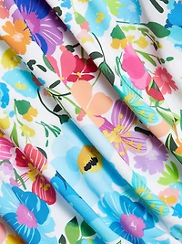 Wild Bloom Ruched One-Piece Swim Suit