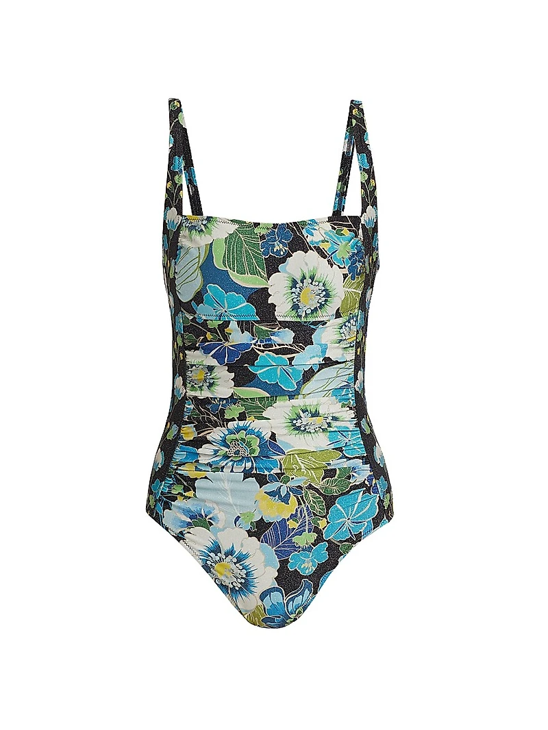 Jenn Ruched One-Piece Swim Suit
