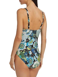 Jenn Ruched One-Piece Swim Suit