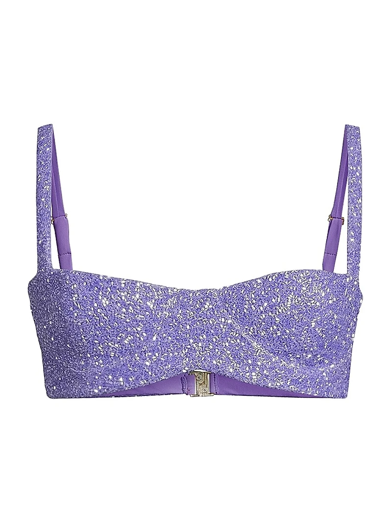 Heidi Beaded Underwire Bikini Top