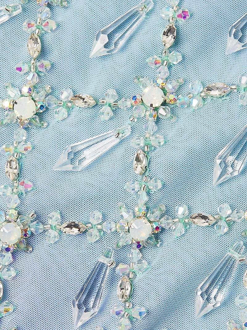 Arabella Beaded Ombré Minidress