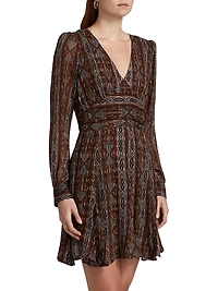 Bucatini Silk-Blend Minidress