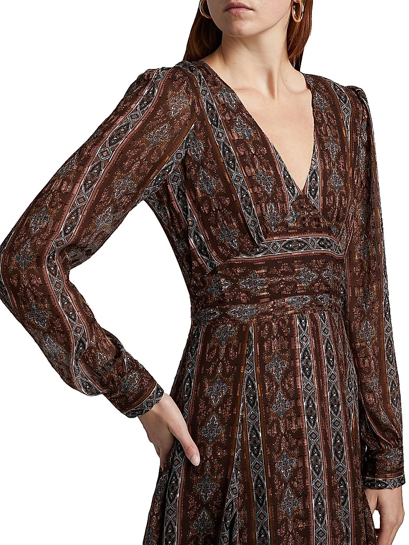 Bucatini Silk-Blend Minidress