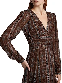 Bucatini Silk-Blend Minidress