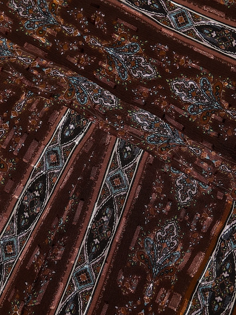 Bucatini Silk-Blend Minidress