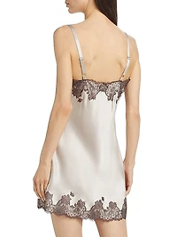 Lolita Silk Lace Mini Slip Dress