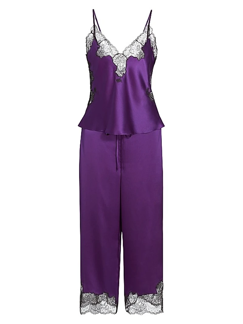 Lolita Silk & Lace Sleeveless Pajamas
