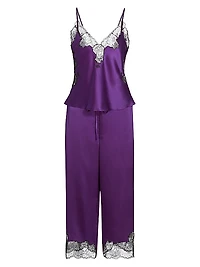 Lolita Silk & Lace Sleeveless Pajamas