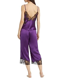 Lolita Silk & Lace Sleeveless Pajamas