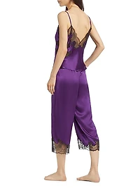 Lolita Silk & Lace Sleeveless Pajamas