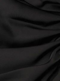 Stretch Satin Midi Cocktail Dress