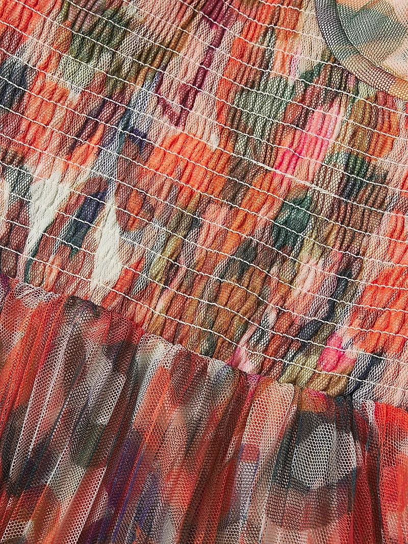 Brianna Shoulder Tie Maxi Dress