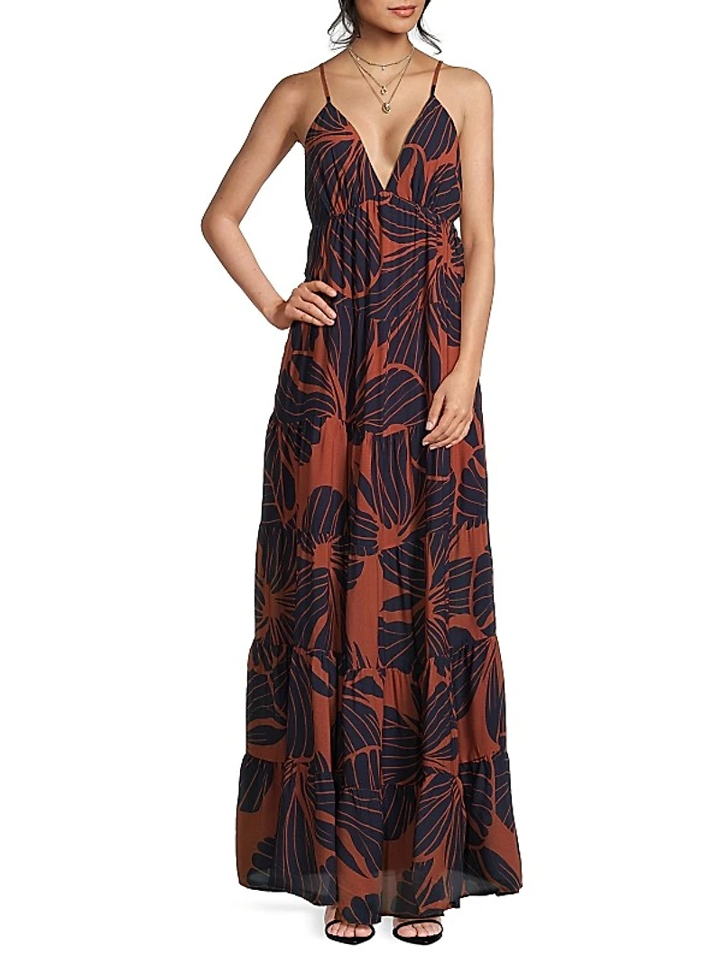 Romi Floral Maxi Dress