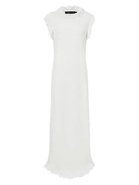 Toni Textured Knit Sleeveless Maxi Dress