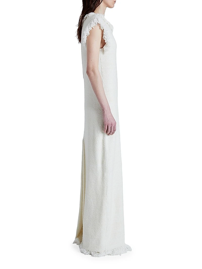 Toni Textured Knit Sleeveless Maxi Dress