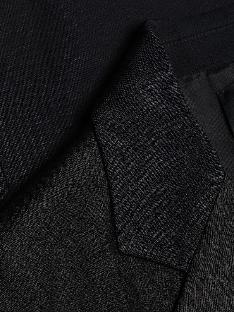 Bronte Organza-Trim Wool Jacket