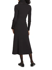 Jocelyn Ribbed Fit & Flare Dress