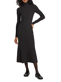 Jocelyn Ribbed Fit & Flare Dress