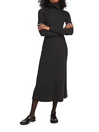 Jocelyn Ribbed Fit & Flare Dress