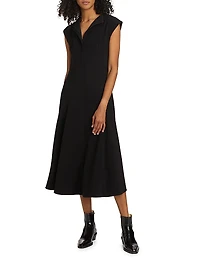 Chantal Fit & Flare Midi-Dress