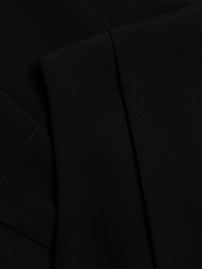 Janet Crepe Peplum Top