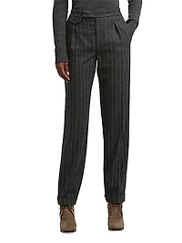 Bennet Chalk Stripe Flannel Trousers