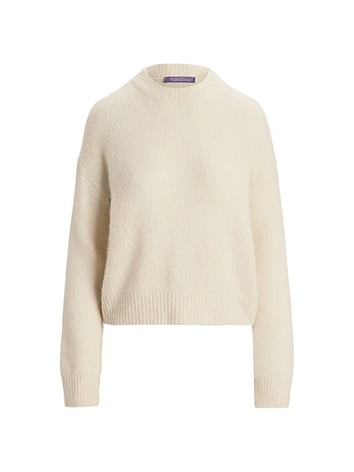 Brushed Cashmere-Silk Sweater