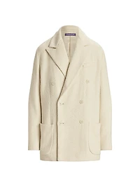 Shirlee Textured Herringbone Blazer