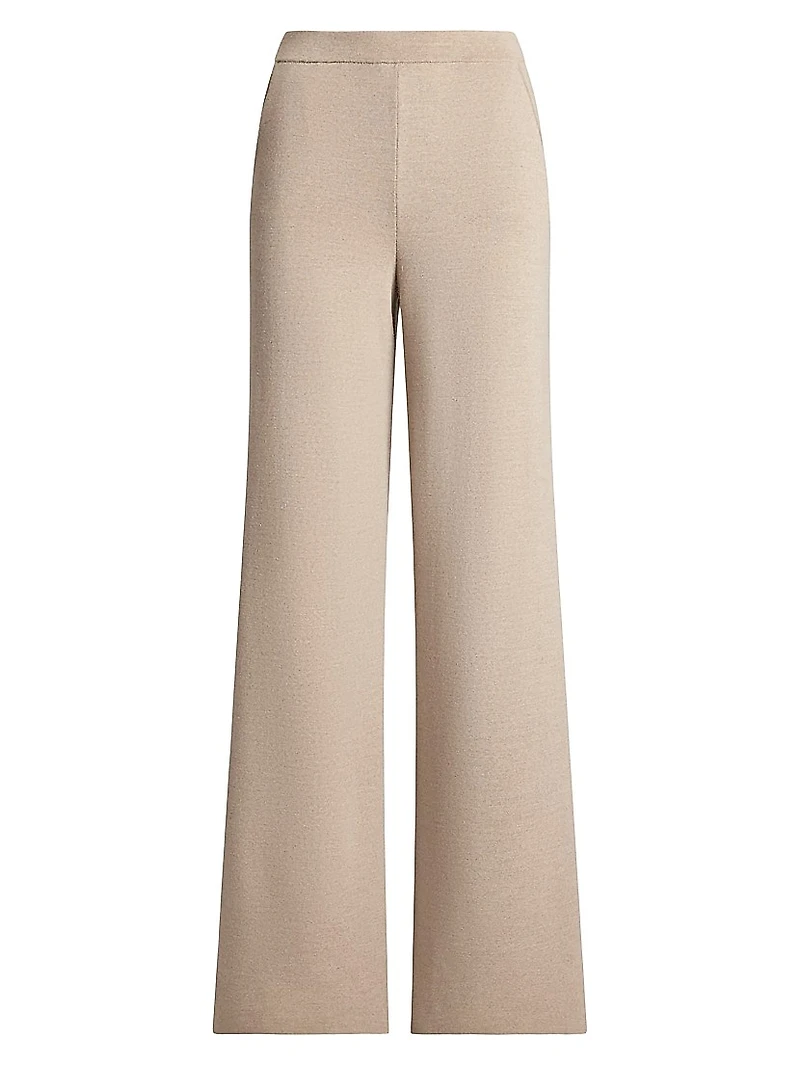 Wool Wide-Leg Pants