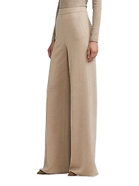Wool Wide-Leg Pants