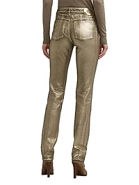 Metallic Skinny Jeans