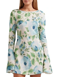 Memento Floral Flare Minidress