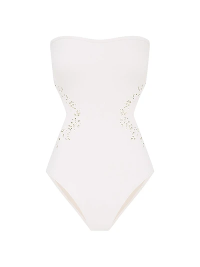 Memoir Embroidered One-Piece Swimsuit