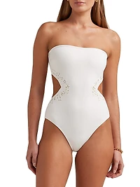 Memoir Embroidered One-Piece Swimsuit