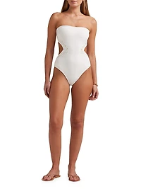 Memoir Embroidered One-Piece Swimsuit