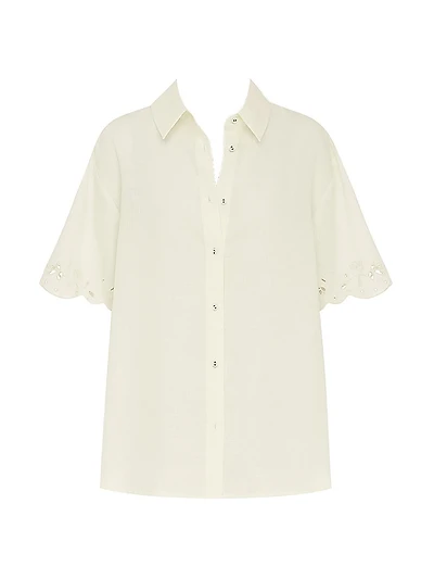Memoir Linen Cover-Up Shirt