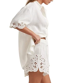 Memoir Linen Cover-Up Shirt