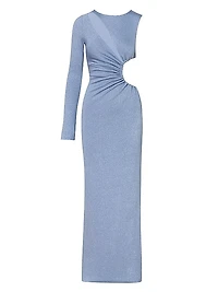 Islote Oli Ruched Cut-Out Maxi Dress