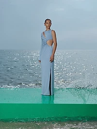 Islote Oli Ruched Cut-Out Maxi Dress