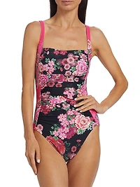 Ruched One-Piece Swimsuit