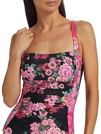 Ruched One-Piece Swimsuit