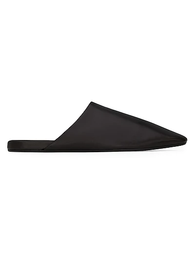 Plaza Mules in Smooth Leather
